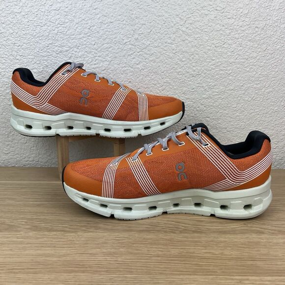 On Shoes Men’s Size 11 Cloudgo Turmeric Aloe Orange Mesh Running Sneakers - Picture 6 of 9